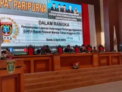 Bupati Polman Tak Hadir Penyampaian LKPJ, 3 Legislator Keluar dari Forum
