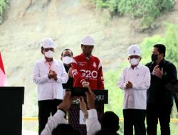 Presiden Jokowi Didampingi JK Resmikan PLTA Poso dan PLTA Malea Energy