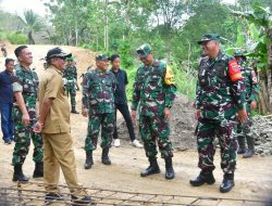 Tim Wasev TNI AD Kunjungi Lokasi Kegiatan TMMD ke-113 di Soppeng