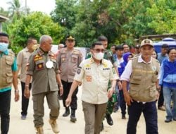 Bupati Majene Tinjau Lokasi Banjir di Malunda