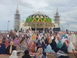 Begini Penampakan Masjid Terapung BJ Habibie Lokasi Pelaksanaan Salat Idulfitri, Warga Jadikan Momentum Spot Berswafoto