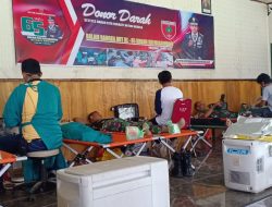 Sambut HUT Kodam Hasanuddin, Kodim 1402/Polman Gelar Donor Darah