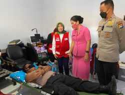 Donor Darah Hari Bhayangkara ke-76, Polres Majene Target 200 Kantong