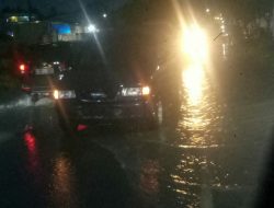 Majene Diguyur Hujan, Sejumlah Ruas Jalan Tergenang Air dan Pohon Tumbang