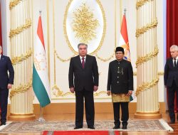 Fadjroel Rachman Serahkan Surat Kepercayaan ke Presiden Republik Tajikistan