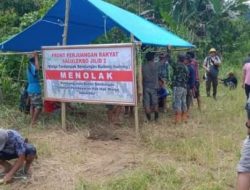Warga Desa Tolak Aktivitas Mega Proyek DAM Budong-Budong di Mateng