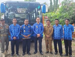 Wabup Majene Arismunandar Operasikan Kembali Bus Sekolah di Sendana