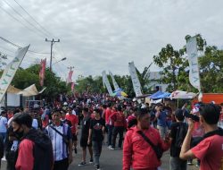 Atmosfer Supporter PSM Makassar di Stadion GBH Parepare