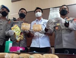 Polres Parepare Rilis Penangkapan Sabu 11 Kg Asal Malaysia