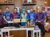 Dekranasda Barru Memamerkan Produk Cenrapole Anyaman Bambu di Kriya Nusa 2022