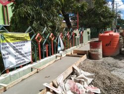 Antisipasi Genangan Air, PUPR Bangun Trotoar Islamic Centre