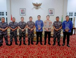 Bupati Barru Terima Kunker Danlantamal VI Makassar