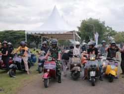 Ratusan Scooters Kumpul di Kawasan Objek Wisata Ompo Soppeng
