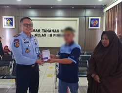 Tiga Warga Binaan Rutan Pinrang Terima Beasiswa Program Indonesia Pintar