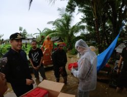 Pantau Banjir, Bupati MYL dan Forkopimda Pangkep Salurkan Bantuan