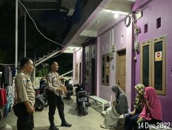 Cegah Aksi Kejahatan di Malam Hari, Personel Polsek Banggae Gelar Patroli Malam