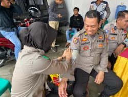 Tim Dokkes Polres Majene Rutin Periksa Kesehatan Personel Gabungan