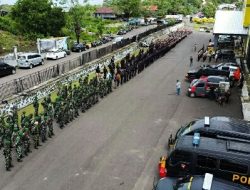 Ratusan Personel Gabungan Disiagakan Pengamanan Laga PSM Makassar Vs PSS Sleman Tanpa Penonton di Stadion GBH Parepare
