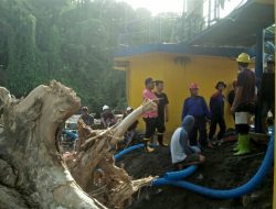 Kerja Terpadu, PAM Tirta Karajae,  Dinas PUPR, Damkar Percepat Normalisasi Air Bersih di Parepare