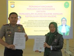 Perkuat Sinergitas, Polres-PA Majene Teken MoU