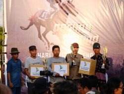 Desa Barang dan Patampanua Juara I Lomba Pacuan Kuda di Soppeng