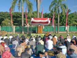 Salat Idulfitri di Semen Tonasa, Habib Hamid Serukan Silaturahim dan Saling Peduli