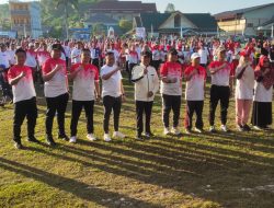 Pj Gubernur Sulbar Launching Kormi Dirangkai Senam Bersama Indonesia Bugar