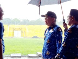 Jelang Liga Champion Asia, Taufan Pawe Tinjau Stadion Gelor BJ Habibie Parepare