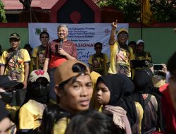 Ribuan Warga Pinrang Happy Bareng IAS-Andi Iwan di Lapangan Lasinrang