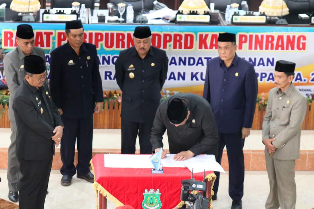 Dprd Dan Pemkab Pinrang Sepakat Sahkan Kua Ppas 2024 Ini Proyeksi