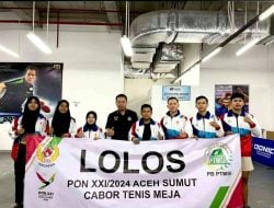 Membanggakan, Dua Atlet Binaan PTMSI Parepare Lolos Wakili Sulsel Diajang PON XXI Aceh-Sumut 2024