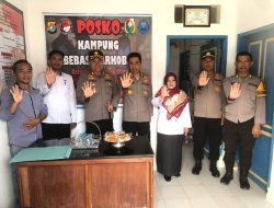 Posko Kampung Bebas Narkoba Kedatangan Tim Juri Lomba dari Polda Sulbar