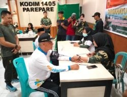 Pangerang Rahim Hadiri Kegiatan HUT TNI ke-78 di Makodim 1405/Parepare
