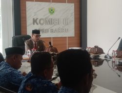 Komisi III RDP Terkait Rehabilitasi Jalan di Kecamatan Pujananting