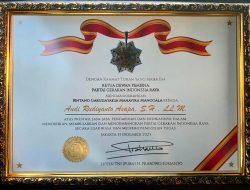 Penghargaan Gerindra untuk Almarhum Andi Rudiyanto Asapa