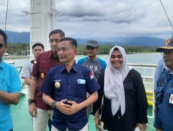 Pj Bupati Polman Tinjau Pemeriksaan Keberangkatan Kapal ke Malaysia