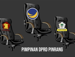 Komposisi Pimpinan DPRD Pinrang Berubah Nasdem Ketua, Golkar dan Gerindra Wakil Ketua