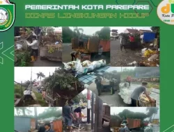 Pemkot Parepare Gerak Cepat Bersihkan Sampah dan Ranting Pohon