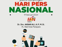 Pj Wali Kota Parepare Ucapkan Selamat HPN