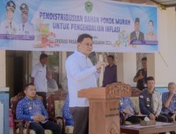 Bupati Barru Launching Pendistribusian Bahan Pokok