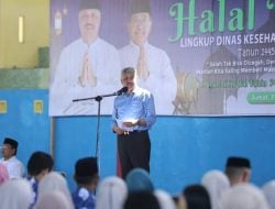 Halal Bihalal Dinkes Pinrang,Irwan Hamid : Janji Tambah Formasi PPPK dan PTTD