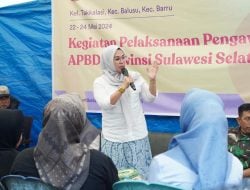 Kunjungan Pengawasan di Kelurahan Takkalasi Ini Pesan Ketua DPRD Sulsel