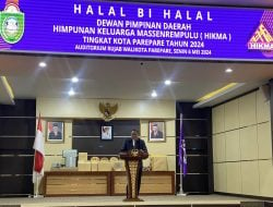 Asisten 2 Wakili Pj Bupati Enrekang Hadiri Halal Bihalal HIKMA Parepare