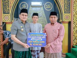 Pemkab Barru Bantu Pembangunan Masjid Masdarul Mukminin Jampue