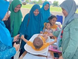 Gerakan Intervensi Serentak Stunting 2024, Sukses Dilaksanakan Puskesmas Lanrisang