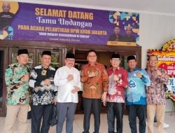 Hadiri Pelantikan KKDB DKI Jakarta, Ini Pesan Suardi Saleh