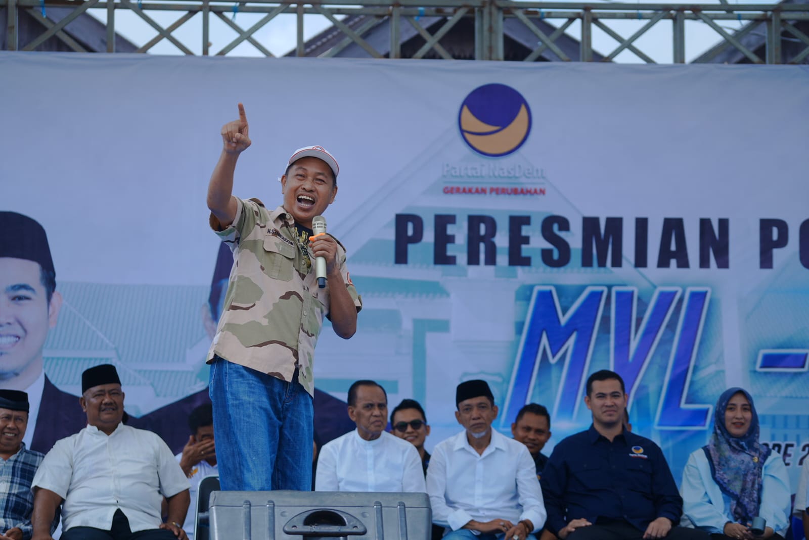 Mantan Bupati Pangkep Syamsuddin Hamid Ajak Masyarakat Menangkan MYL-ARA