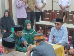 Saksi Nikah Massal, Pj Wali Kota Parepare Doakan Lima Pasang Mempelai Keluarga Samawa