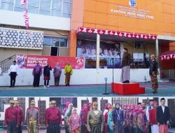 Upacara Peringatan HUT RI di Kantor Pertanahan Parepare