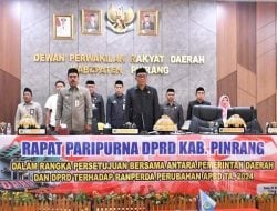 Belanja Daerah APBD Perubahan Pinrang 2024 Mencapai Rp.1,55 triliun